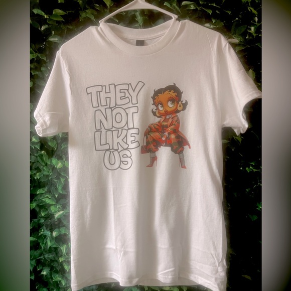 Gildan Tops - SALE NEW Betty Boop They Not Like Us Graphic Tee Unisex